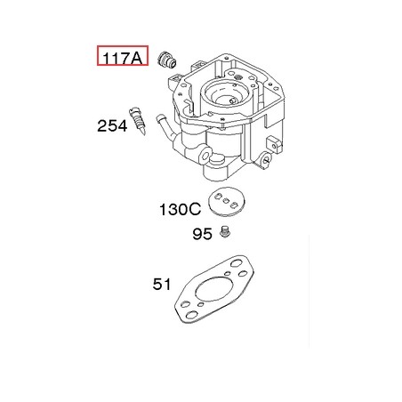 Set getto massimo originale motore rasaerba BRIGGS & STRATTON 806439 | NewgardenParts.com