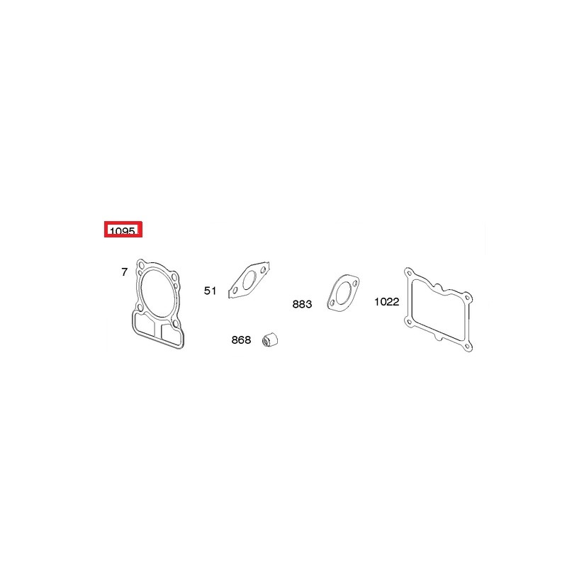 Original BRIGGS & STRATTON lawn mower engine gasket set 793694