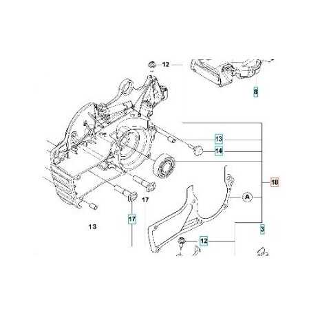 CARTER DEL MOTOR 597960803 ORIGINAL HUSQVARNA