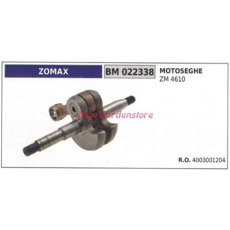 Albero motore ZOMAX motosega ZM 4610 022338 | NewgardenParts.com