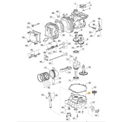 Carter motore trattorino rasaerba modelli 1328H ORIGINALE STIGA 118551207/0 | NewgardenParts.com