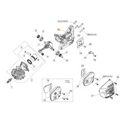 Carter ORIGINALE OLEOMAC per motosega GST 360 50270260R | NewgardenParts.com