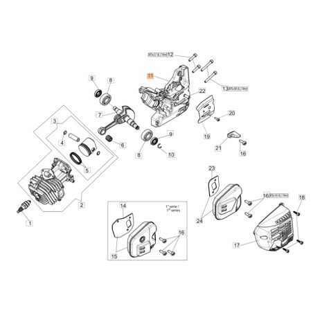 ORIGINAL OLEOMAC Carter for GST 360 50270260R chainsaw | NewgardenParts.com