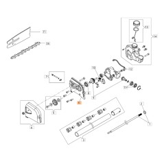 Carter ORIGINALE OLEOMAC per potatore BCH 250 D - PH 30 - PPH 250 BF000080R | NewgardenParts.com