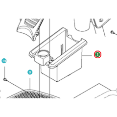 BATTERIEHALTERABDECKUNG 525477802 ORIGINAL HUSQVARNA | NewgardenParts.com