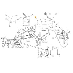 Carter protezione cinghia posteriore SX trattorino ORIGINALE STIGA 125060103/0 | NewgardenParts.com