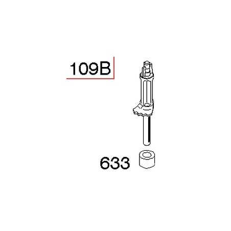 Original BRIGGS & STRATTON lawn mower engine throttle shaft 693628 | NewgardenParts.com
