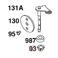 Pasador del motor del cortacésped original BRIGGS & STRATTON 494383