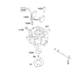 Goupille de flotteur de moteur de tondeuse à gazon BRIGGS & STRATTON 690723