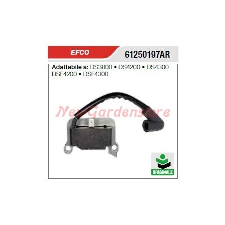 Bobina di accensione EFCO motosega DS3800 DS4200 DS4300 61250197AR | NewgardenParts.com