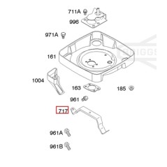Soporte de montaje del filtro de aire del motor del cortacésped original BRIGGS & STRATTON 692542