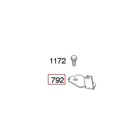 Original BRIGGS & STRATTON lawn mower motor fixed speed bracket 694259 | NewgardenParts.com