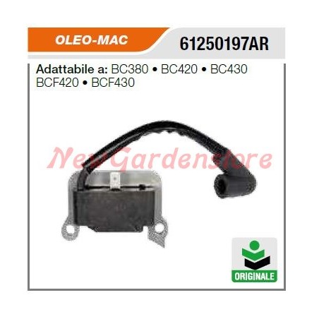 Bobina di accensione OLEOMAC decespugliatore BC380 420 430 61250197AR | NewgardenParts.com