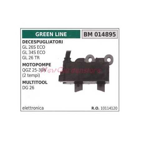 Bobina accensione GREEN LINE decespugliatori motopompe qgz 25 30n 014895