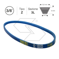 Correa trapezoidal de Kevlar - Z275 - 3/8" x 28,5" R302339 | NewgardenParts.com