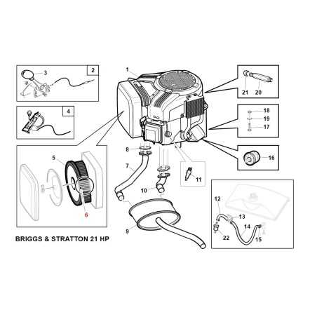 Filtre à air ORIGINAL GIANNI FERRARI machine d'exploitation moteur Briggs | NewgardenParts.com