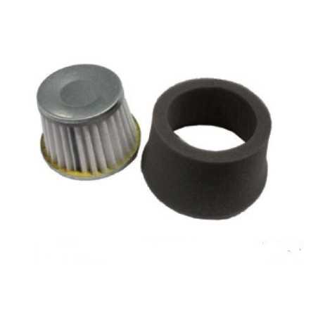 Air filter cartridge lawn tractor complete with sponge BRIGGS&STRATTON | NewgardenParts.com
