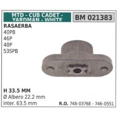 Supporto mozzo portalama rasaerba tagliaerba 40PB 46P 48P MTD 748-0376 | NewgardenParts.com