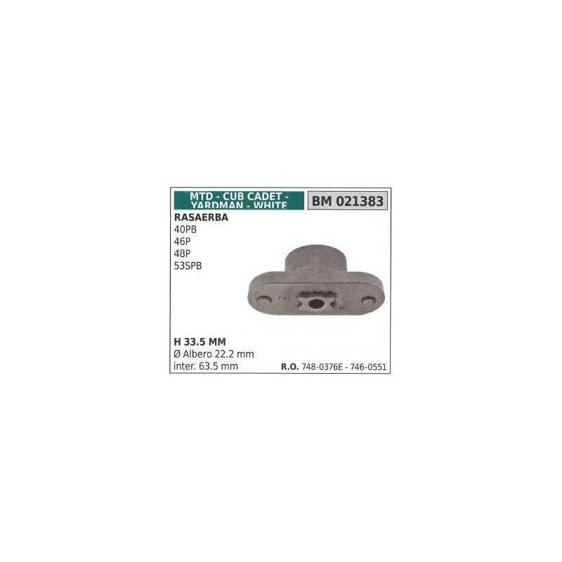 Supporto mozzo portalama rasaerba tagliaerba 40PB 46P 48P MTD 748-0376