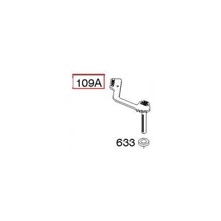 Original BRIGGS & STRATTON engine throttle shaft 499681 | NewgardenParts.com