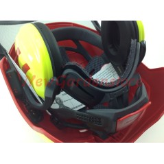 PROTOS Integral arborist protective helmet COLOUR RED | NewgardenParts.com