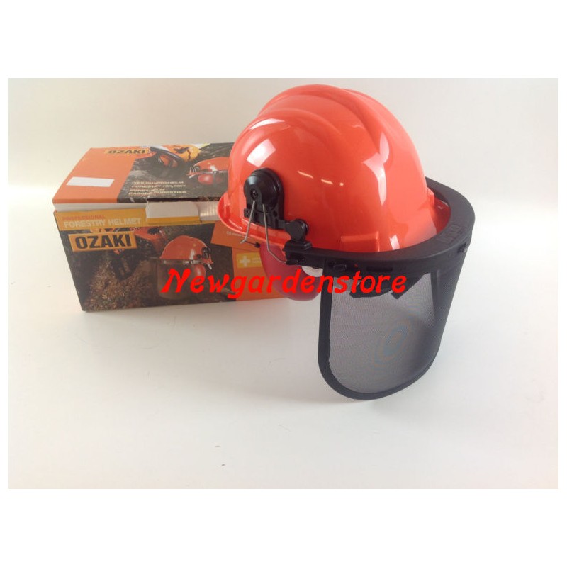 Casco elmetto protettivo visiera mascherina cuffia attrezzatura giardino 320705