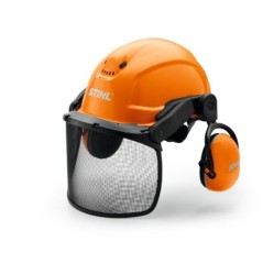 Casco professionale dynamic x-ergo con protezione viso e udito ORIGINALE STIHL | NewgardenParts.com