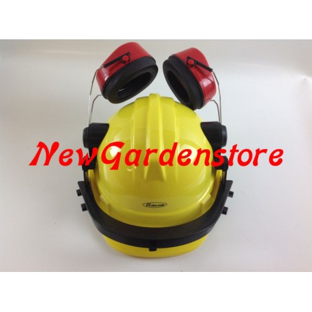 Casco protezione cuffia visiera 3679 attrezzatura giardino decespugliatore | NewgardenParts.com