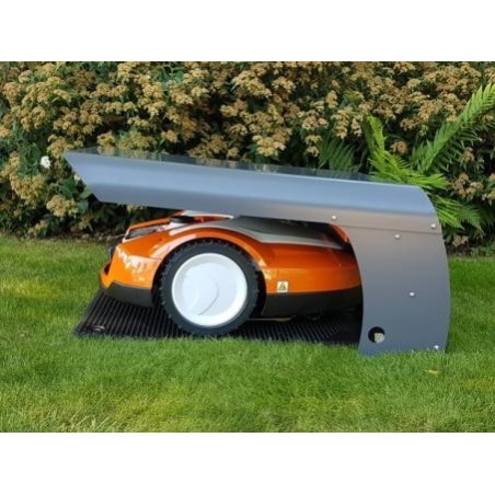 Casetta in alluminio compatibile robot rasaerba Bosch INDEGO S+ 1000 1200 | NewgardenParts.com