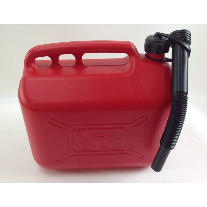 Bidon de carburant et d'huile 20 l rouge avec tube d'extension code 018485