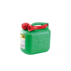 Tanica da trasporto carburante capacita 5 lt in plastica colore verde | NewgardenParts.com