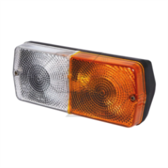 Left front headlight with 28° inclined base with 2 lights A28507 | NewgardenParts.com