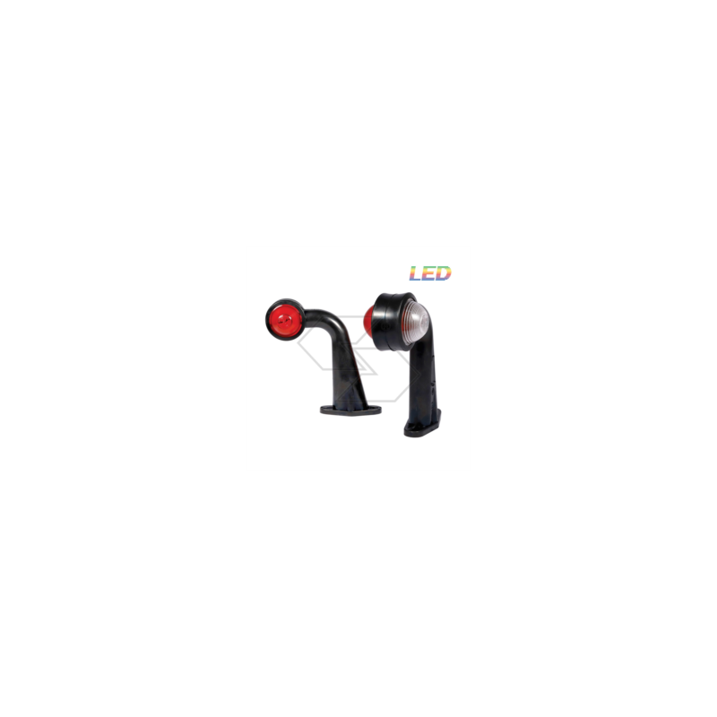 Fanale ingombro a led lungo e curvo A28359