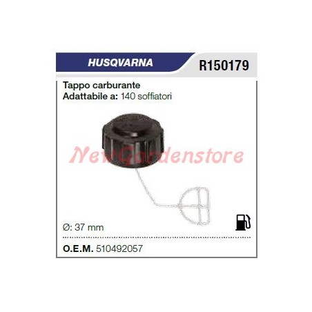 Tappo carburante HUSQVARNA soffiatore 140 R150179 | NewgardenParts.com