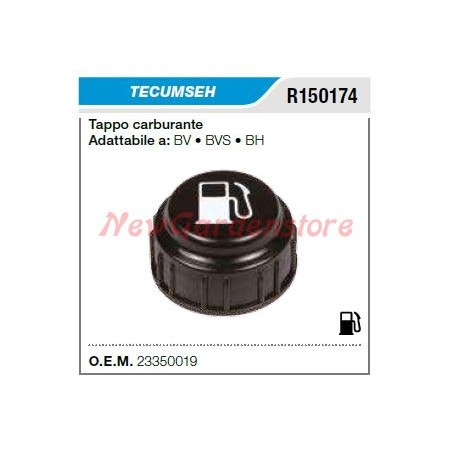 Tappo carburante TECUMSEH trattorino tagliaerba rasaerba BV BVS BH R150174 | NewgardenParts.com