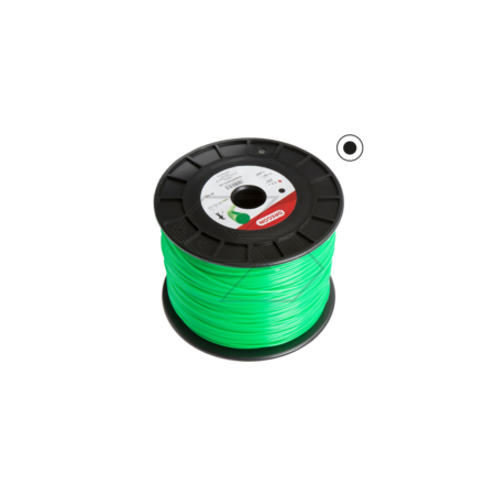 Cable redondo de 2,4 mm, carrete de 264 m de hilo verde 69-365 | NewgardenParts.com