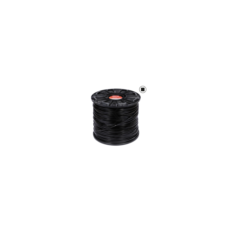 Forst-Freischneiderdraht - Ø 3 mm - Vierkant - 8 kg Spule R304482