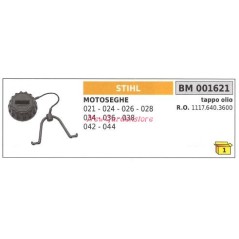 Tappo serbatoio olio motore STIHL motosega 021 024 026 028 001621 | NewgardenParts.com