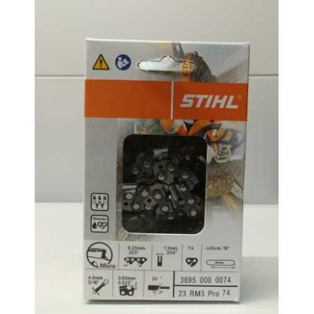 Chaîne Rapid Pro Micro 74 maillons longueur 45cm ORIGINAL STIHL 36950000074 | NewgardenParts.com