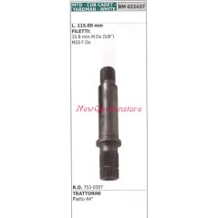 Nabenwelle Messerhalter Rasentraktor Mähwerk Rasenmäher flach 44" MTD 022437