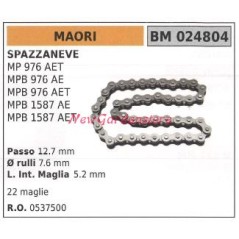 Catena traino trasmissione MAORI spazzaneve MP 976 AET 024804 | NewgardenParts.com