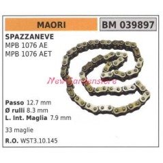 Chaîne de transmission pour chasse-neige MAORI MPB 1076 AE 039897