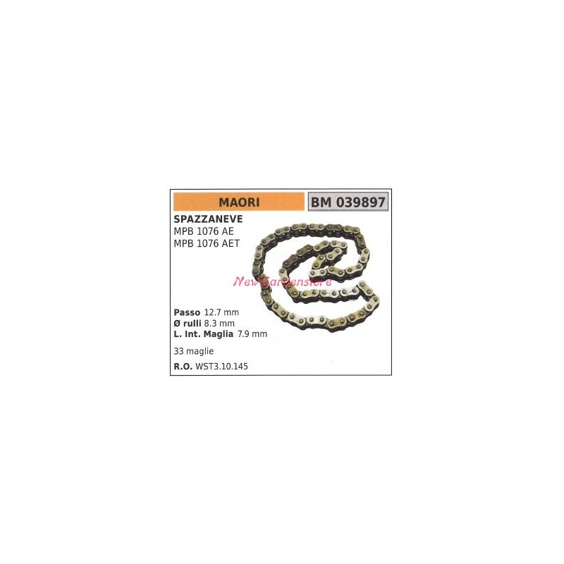 MAORI snowplough transmission drive chain MPB 1076 AE 039897