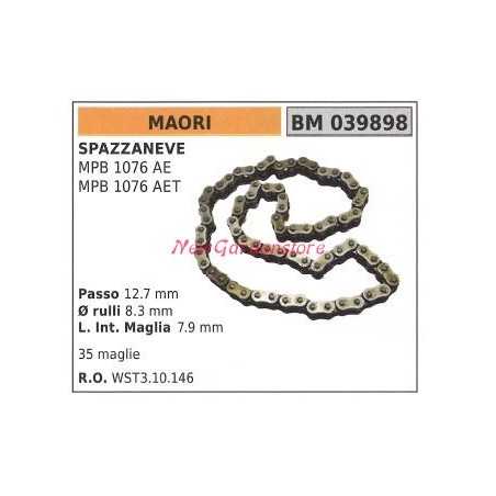 MAORI quitanieves cadena de transmisión MPB 1076 AE 039898 | NewgardenParts.com