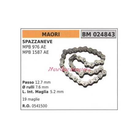MAORI cadena de transmisión quitanieves MPB 976 AE 024843 | NewgardenParts.com