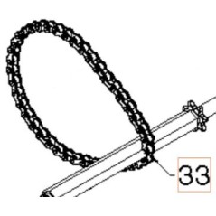 CHAINE DE TRACTION 532401619 ORIGINALE HUSQVARNA | NewgardenParts.com