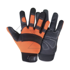 Chainsaw cut resistant glove with velcro - left - Class 2 (24 m/s) - size 11 R342737 | NewgardenParts.com