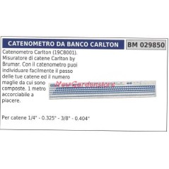 Catenometro da banco CARLTON 029850 misuratore passo di catene da motosega | NewgardenParts.com