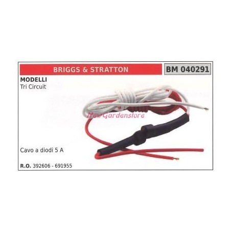 Cavi a diodi 2-4 A BRIGGS&STRATTON per modello Tri Circuit 040291 | NewgardenParts.com