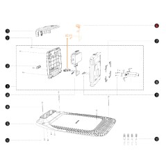 Cavi stazione ricarica i108E ORIGINALE BLUEBIRD robot rasaerba AB12.02.00.0120 | NewgardenParts.com